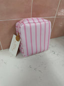 Nylon Striped Makeup Bag Collection, view 4