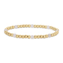 Stretch Beaded Bracelet With Stone Accents, view 2