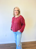 Merlot Sweater, women's sweater