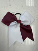 Maroon Bow, maroon hair bow