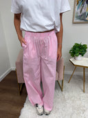 Pink Breeze Stripe Pant, women's stripe pants
