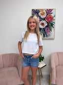 Girls Pink Charm Short, view 2