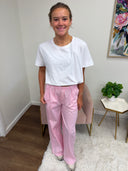 Pink Breeze Stripe Pant, view 3