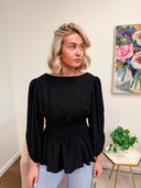 Noir Top, women's black top