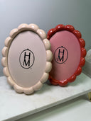 Hazel Mazel Oval Scalloped Frame, view 3