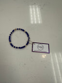 Purple Crystal Bracelet, crystal beaded bracelet