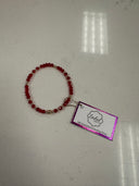 Red Crystal Bracelet, crystal beaded bracelet