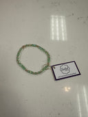Green Crystal Bracelet, crystal beaded bracelet