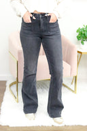 Camille Jean, high rise flare jean
