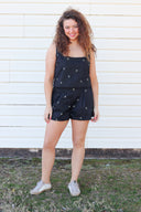 Bloom Set, embroidered top and shorts set, view 2