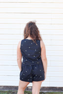 Bloom Set, embroidered top and shorts set, view 4