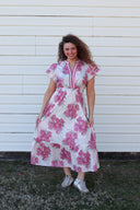 Rosalie Dress, bloom midi dress