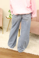 Grace Jean, high rise wide leg jean, view 2