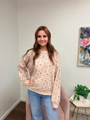 Dahlia Floral Sweatshirt, ditsy floral sweatshirt