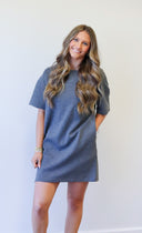 Tia Dress, quilted dress