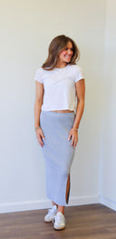 Lily Skirt, sweater slit skirt