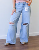Hayden Jean, low rise wide leg jean