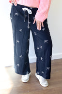 Mae Pants, linen bow pants