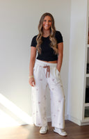 Mae Pants, linen bow pants, view 4
