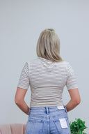 Alex Top, women's mock neck top, view 3
