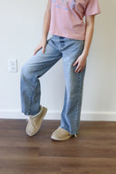 Girls Sutton Jean, girls' high rise slim wide jean