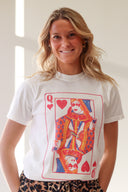 Queen of Hearts Tee, women's graphic tee