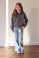 Girls You Grow Girl Half Zip, view 3