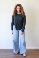Haley Slub Long Sleeve, view 5