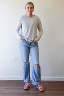Haley Slub Long Sleeve, view 6