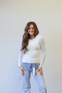 Haley Fitted Long Sleeve, women's fitted long sleeve top