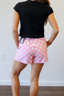 Lulu Mac Light Pink Polka Dot Boxer Short, view 2