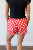 Lulu Mac Red Polka Dot Boxer Short, view 2