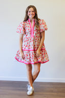 Delaney Floral Mini Dress, floral mini dress