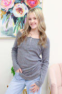 Girls Billie Long Sleeve, girls' long sleeve top