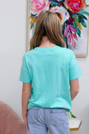 Girls Let The Good Vibes Roll Tee, view 2