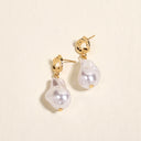 Baroque Pearl Earrings, pearl earrings