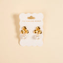 Fleur de Pearl Earrings, pearl earrings
