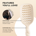 Teleties Vented Hair Brush, view 3