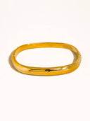 Renzi Bangle, 18k gold non-tarnish bangle