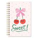 Sweetest Cherry Notebook, spiral notebook