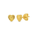Heart Burst Studs, view 3