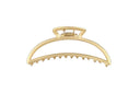 Goldtone Claw Clip, gold hair claw clip