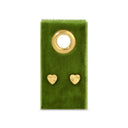 Heart Burst Studs, heart stud earrings